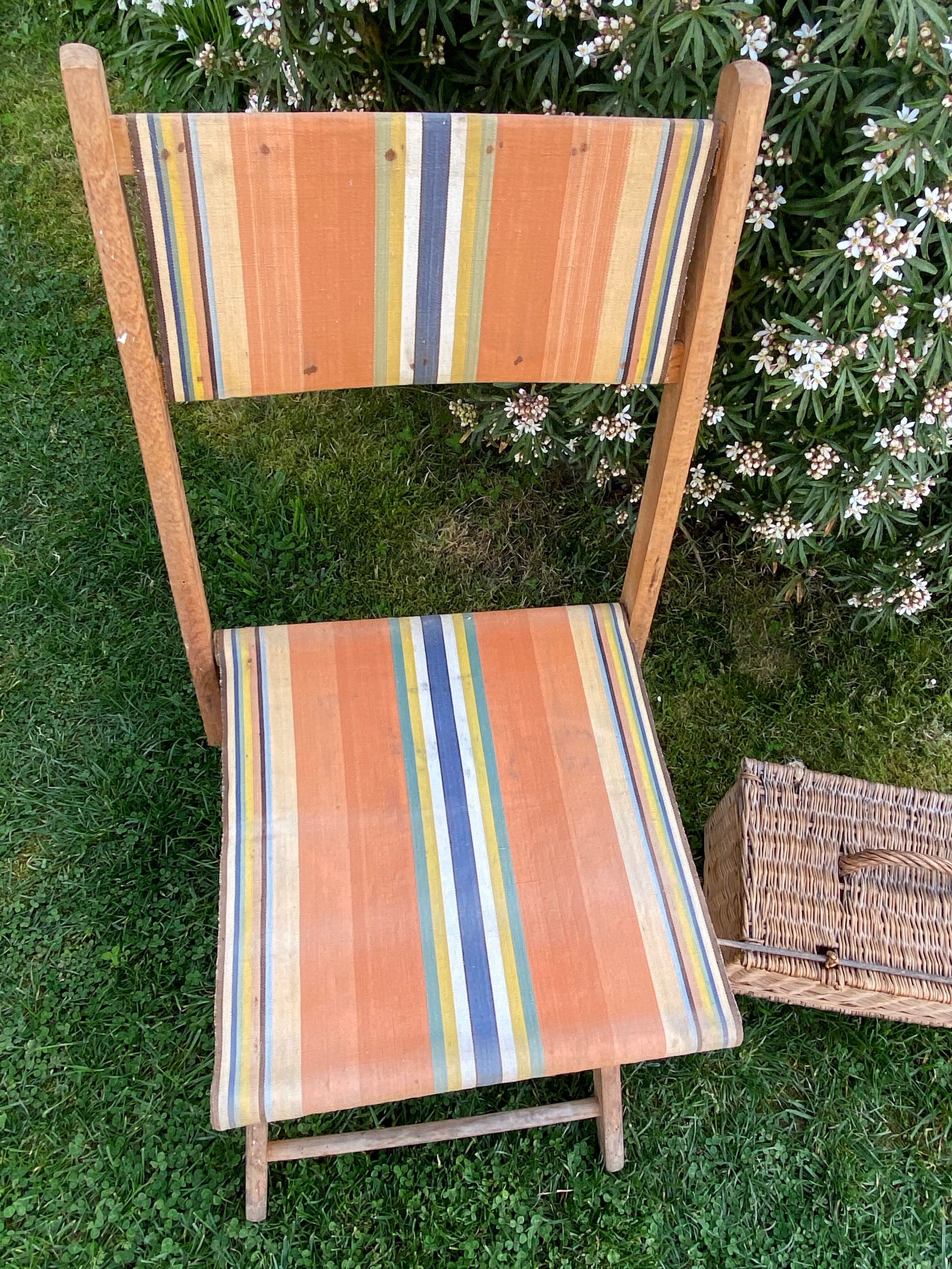 Folding chair, deckchair canvas