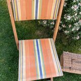 Folding chair, deckchair canvas