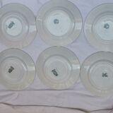 Set de 6 assiettes plates en terre de fer Guadeloupe Saint Amand