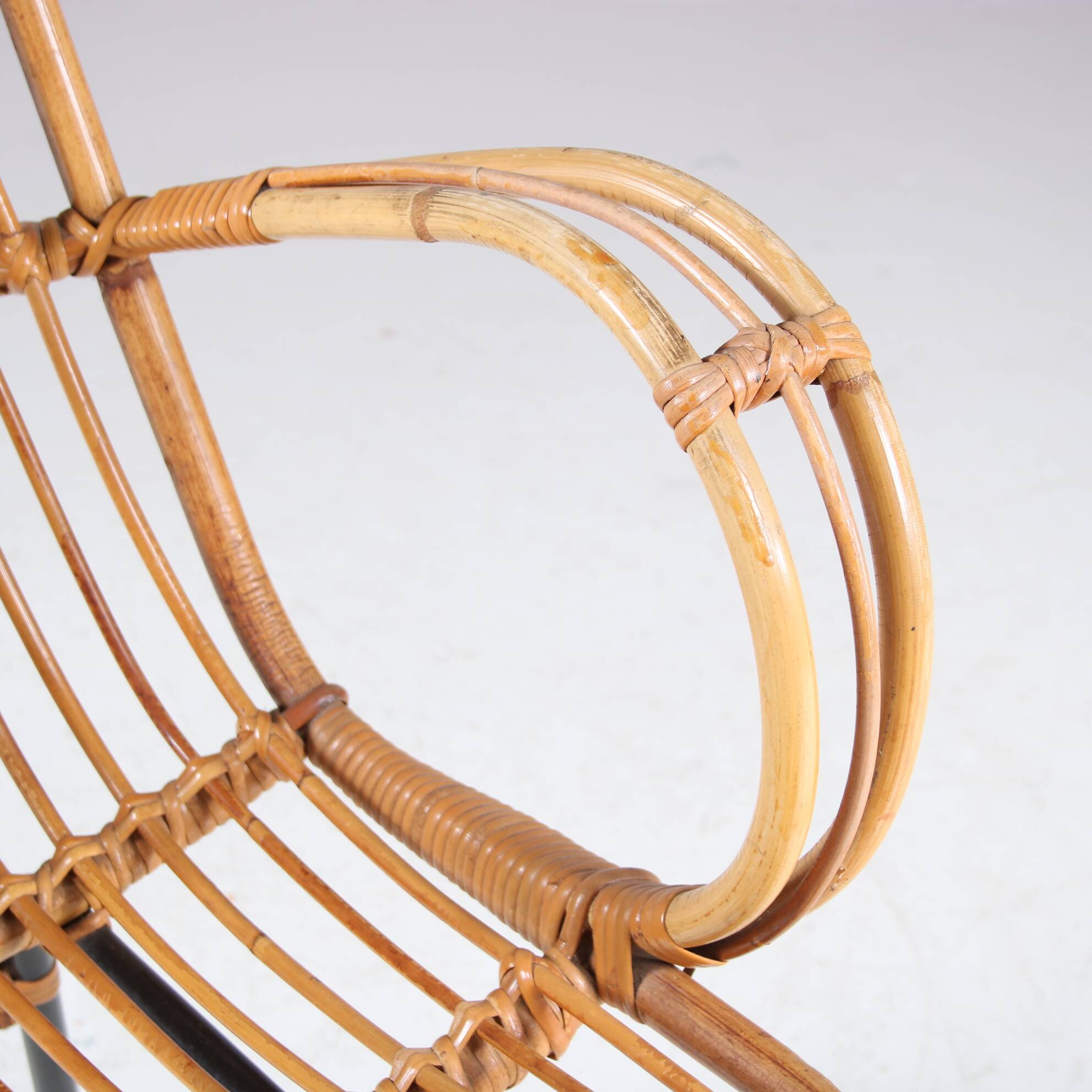 1950s Rattan chair by Gebroeders Jonkers, Netherlands