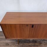 Scandinavian teak row design 1950 1960