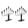 Pair of candelabra by Gunnar Ander for Ystad Metall, Sweden, 1950s.