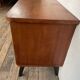Pair of night table feet compass bedside end of vintage sofa old 1950 1960 retro