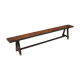 Rustic oak bench
