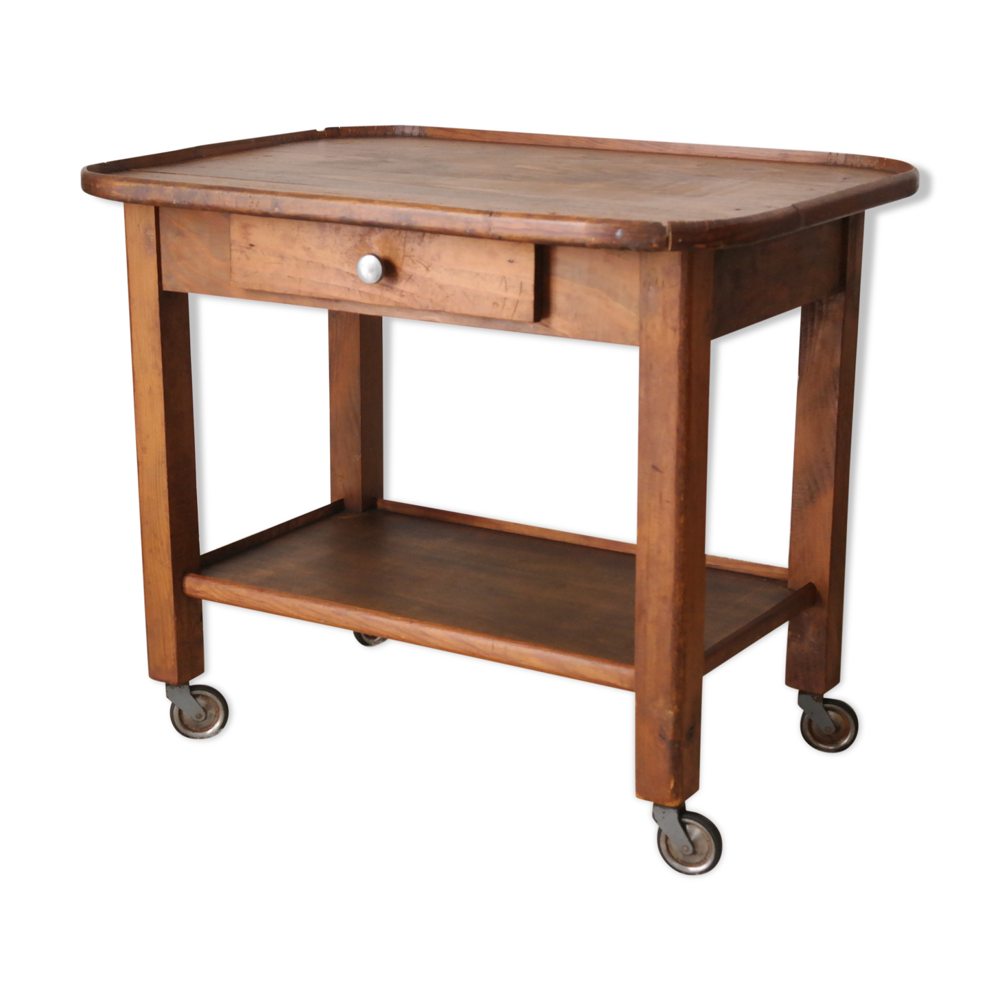 Vintage wooden side table