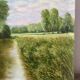 Summer landscape, oil on canvas signed André Lagarde 2005