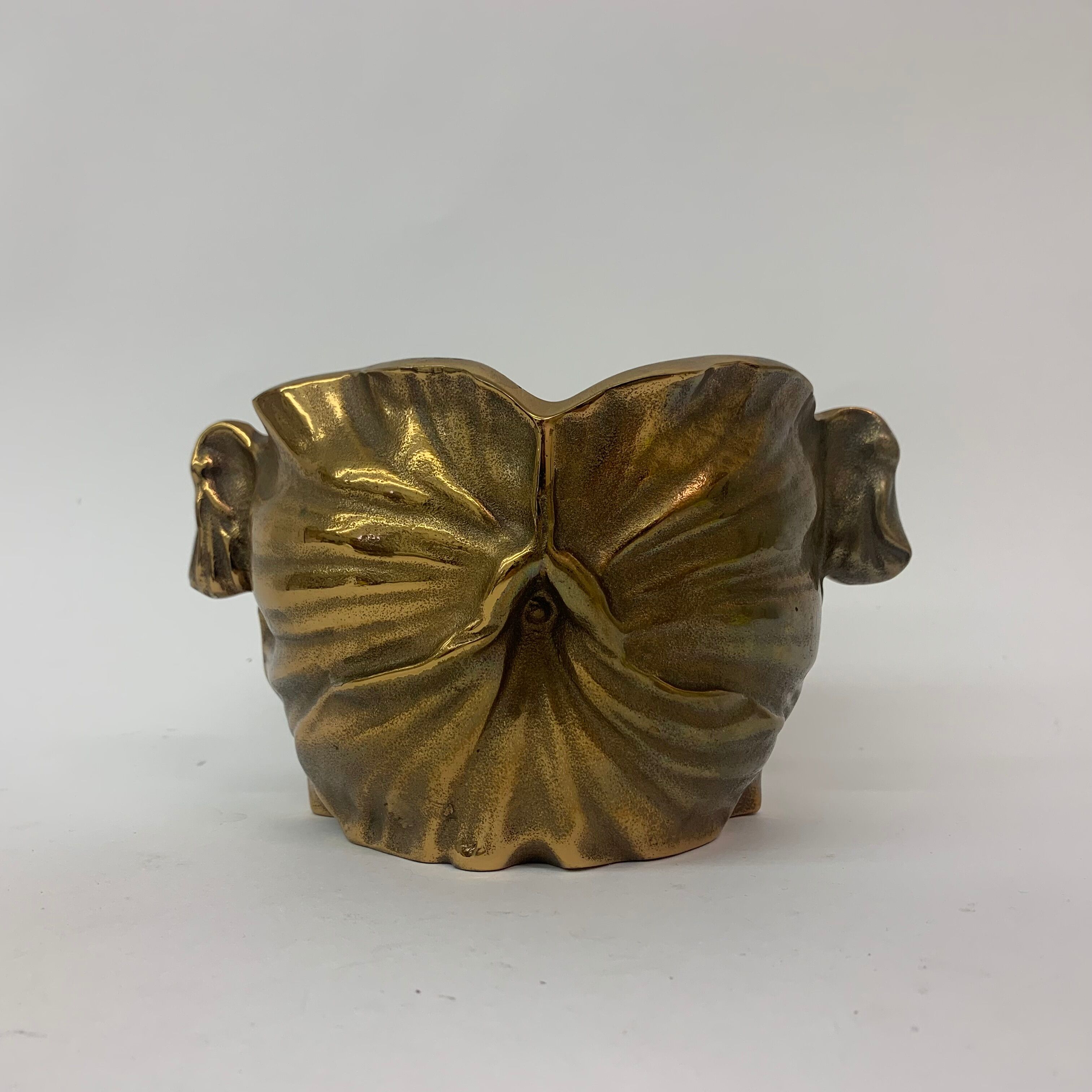 Pot de fleurs en bronze, années 1930