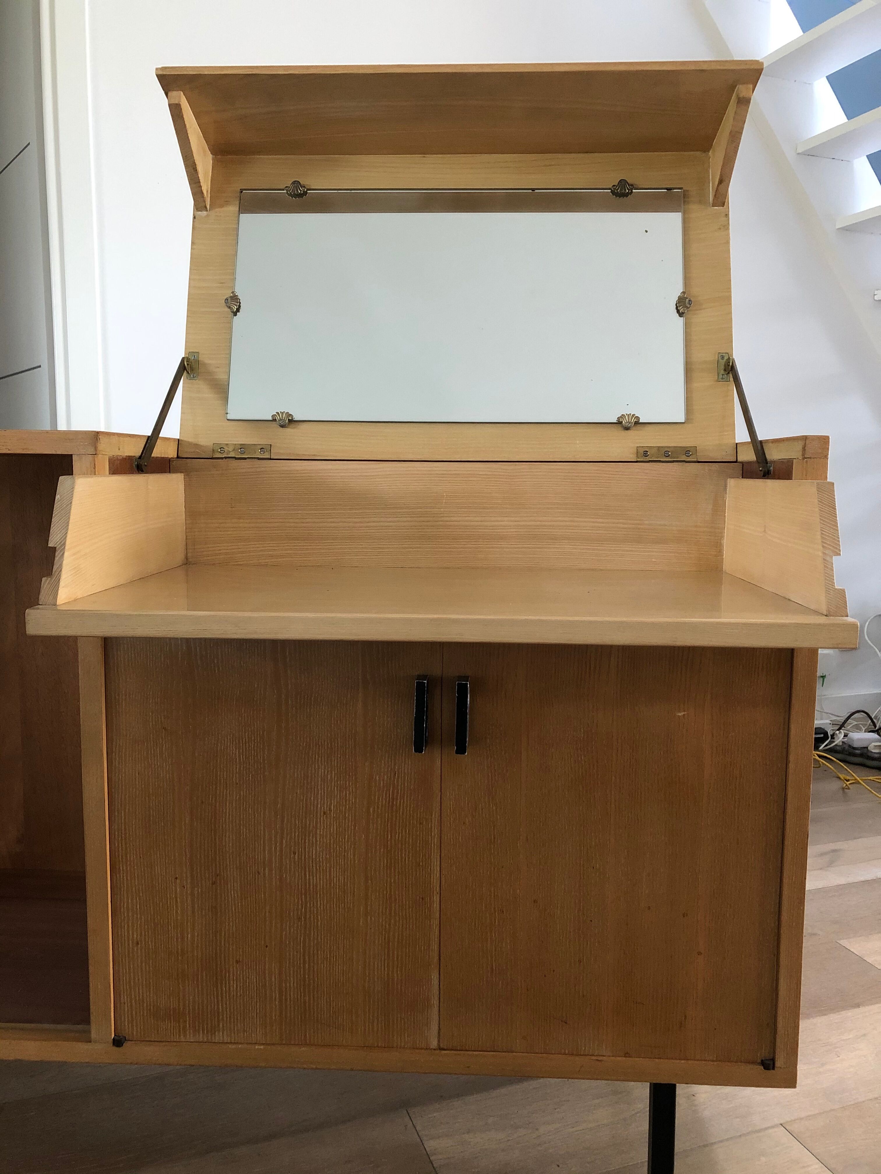 50s hairdressing dresser in ash