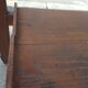 Drawing table wood and vintage metal
