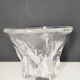 Val Saint Lambert crystal vase, signed