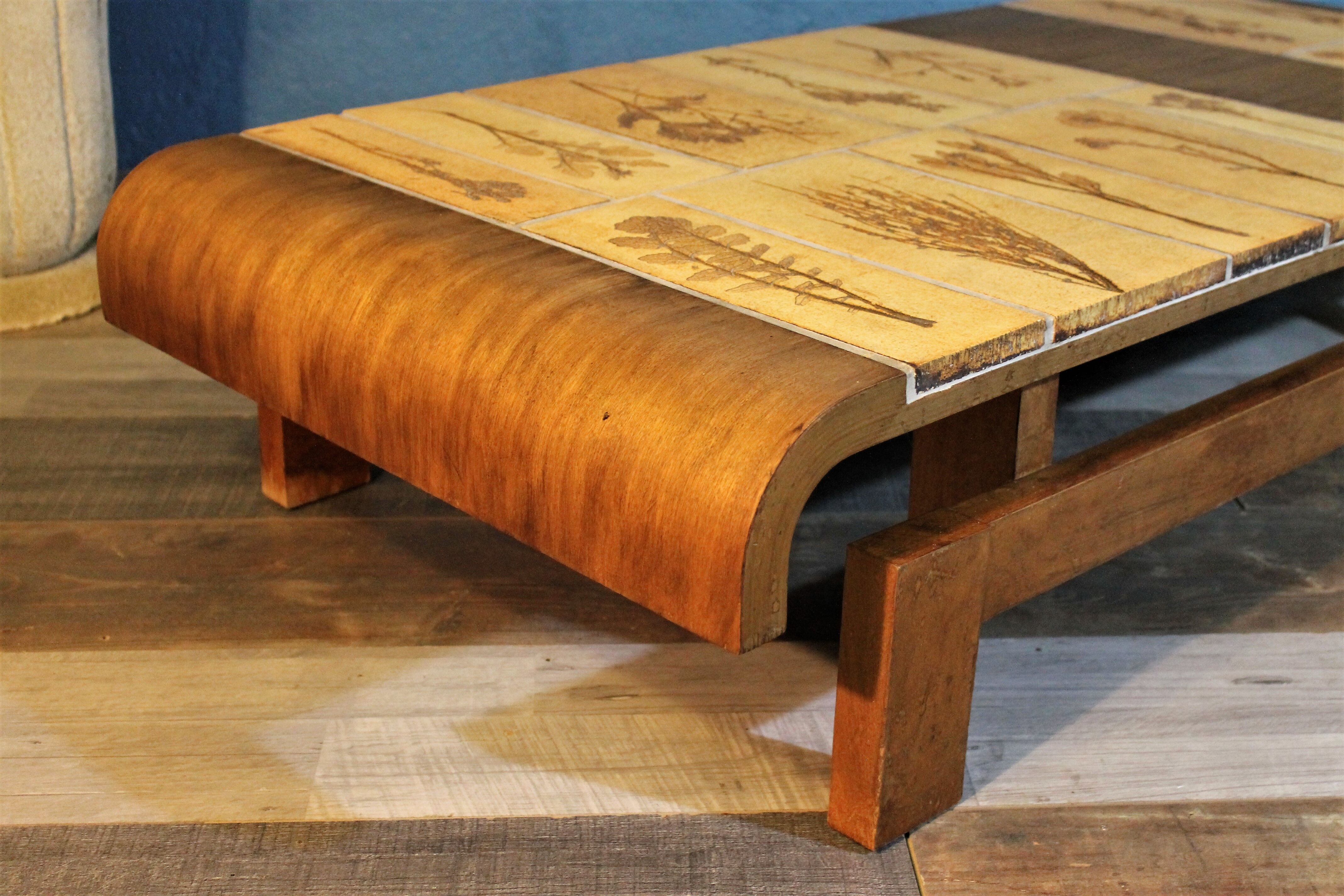 Herbarium Capron coffee table, 1960s