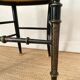 Antique chair napoleon III tapestry and painted wood