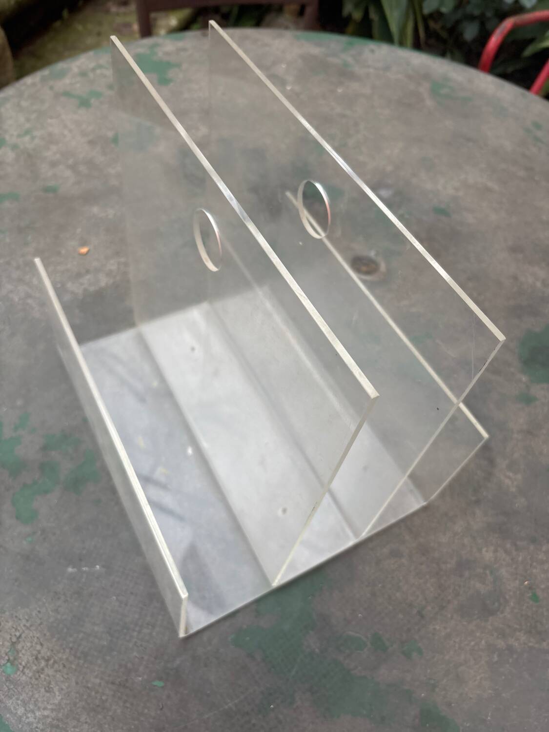 Magazine rack and vinyls