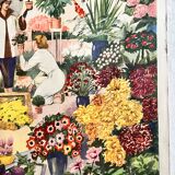 Double-sided school poster Florist/Christmas