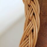 Rattan mirror diameter 23cm