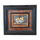 Still life with lemons painting on copper Ida Calzolari