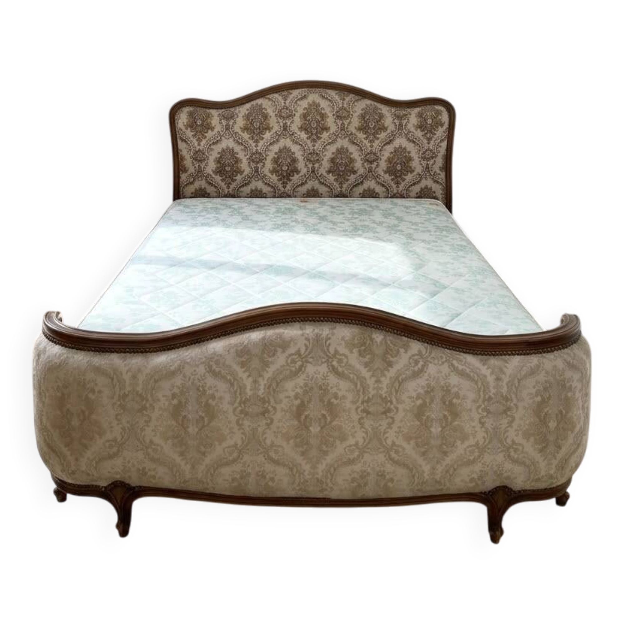 Lit Louis XV vintage en bois