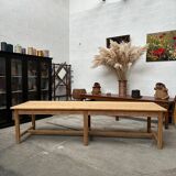 Large 20th century pine community table