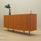 Buffet en frêne, design danois, années 1970, designer : Carlo Jensen, production : Hu