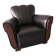 Fauteuil Club Art Déco milieu du siècle 20eme