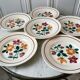 Set of 6 dessert plates Terre de fer Longchamp model Rohan early twentieth century