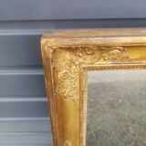 Gilded carved wooden mirror