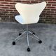 Vintage Desk Chair 3117 by Arne Jacobsen for Fritz Hansen in White