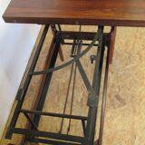 Table transformable system  rosewood