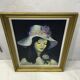 S.foulon - Oil on canvas framed, Woman in hat