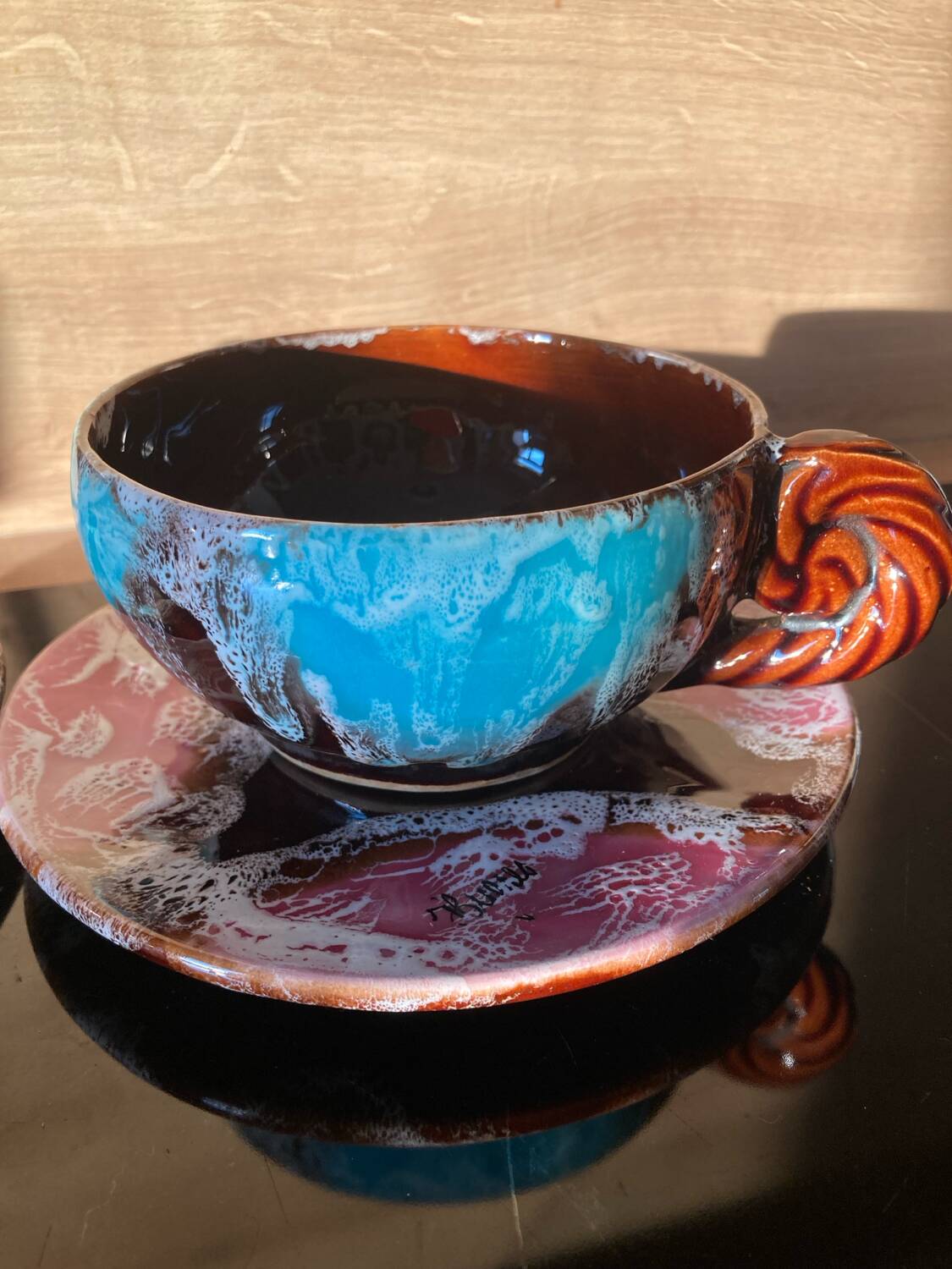 2 large breakfast cups Vallauris