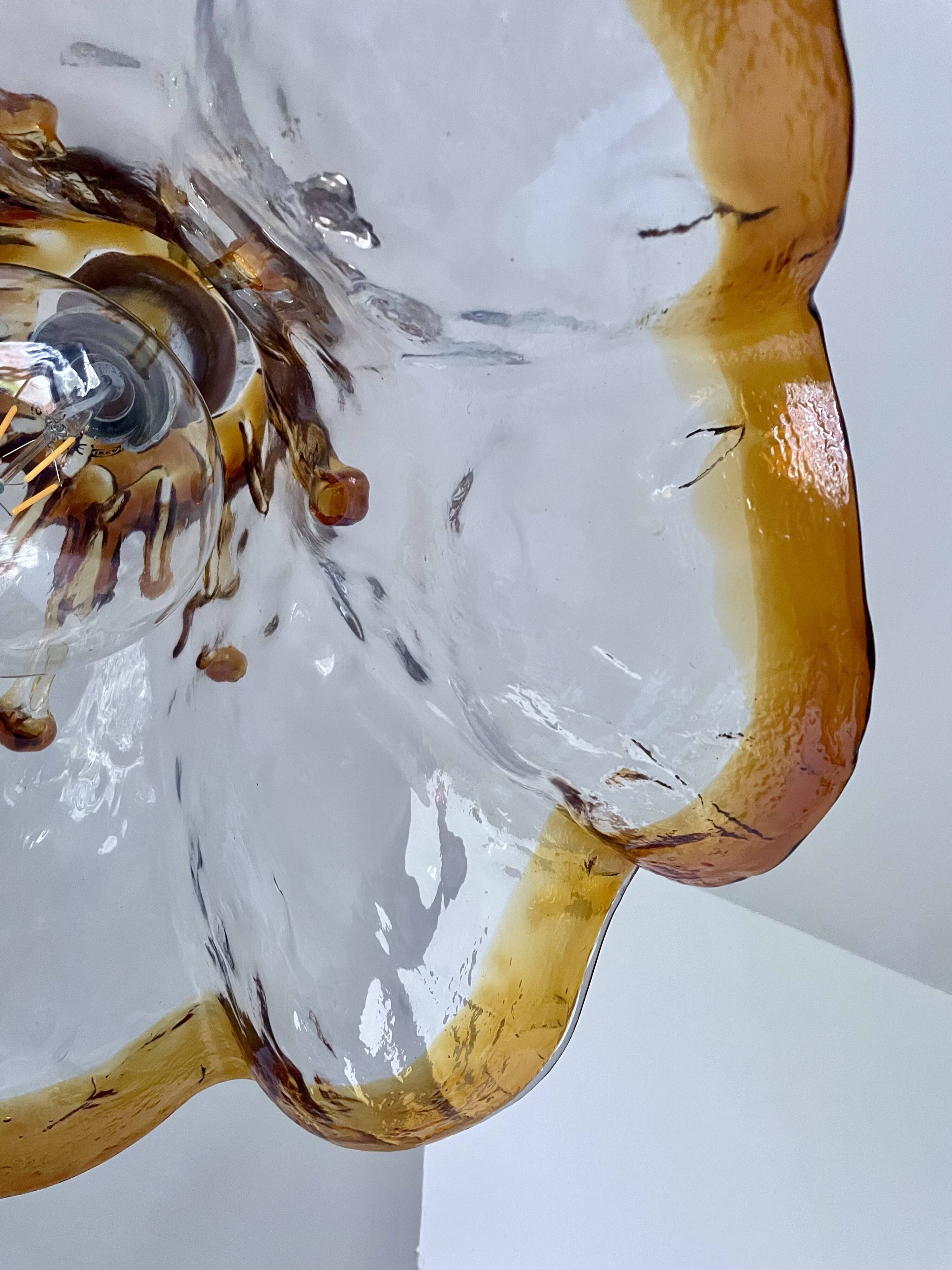 Murano glass pendant from the 1960s to 1970s.