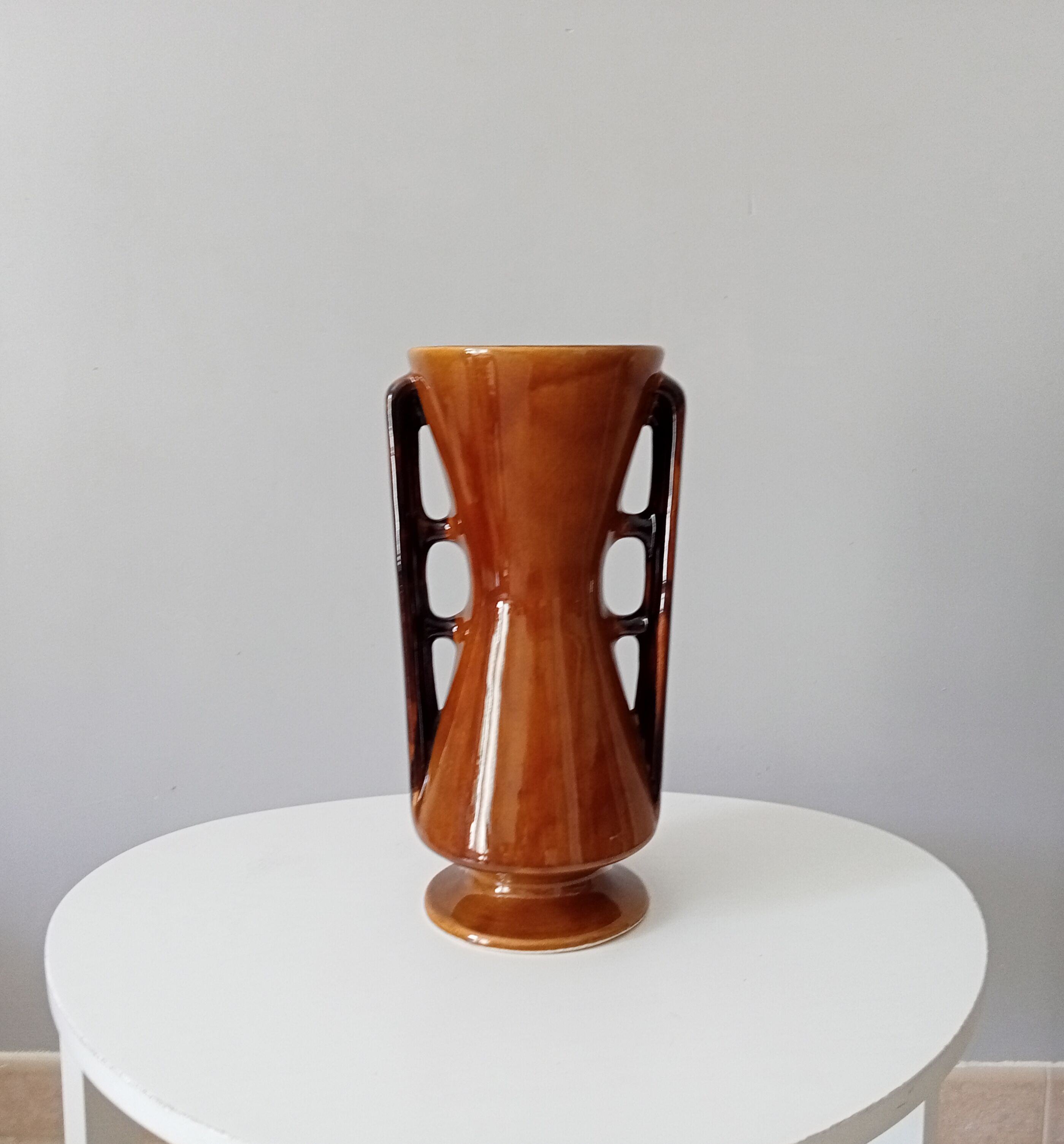 Vintage ceramic amphora vase