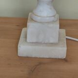 Old marble lamp base