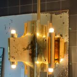 Brass chandelier 1970 Sciolari