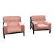 Ensemble de deux fauteuils lounge italiens