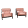 Ensemble de deux fauteuils lounge italiens
