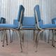 Set of 9 original Tubax chairs attributed to Willy Van Der Meeren, Belgium, 1950s