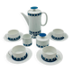 Service Café Porcelaine Thomas Germany Medaillon 70s