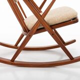 Scandinavian Rocking Chair by Frank Reenskaug for Bramin, Denmark, 1960s