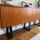 Vintage teak sideboard – Scandinavian style from the 60s/70s – 230 cm