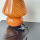 Blown glass lamp, Murano style, 1980s