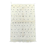 Berber carpet black peas and white diamond