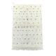 Tapis berbère pois noirs et losange blanc