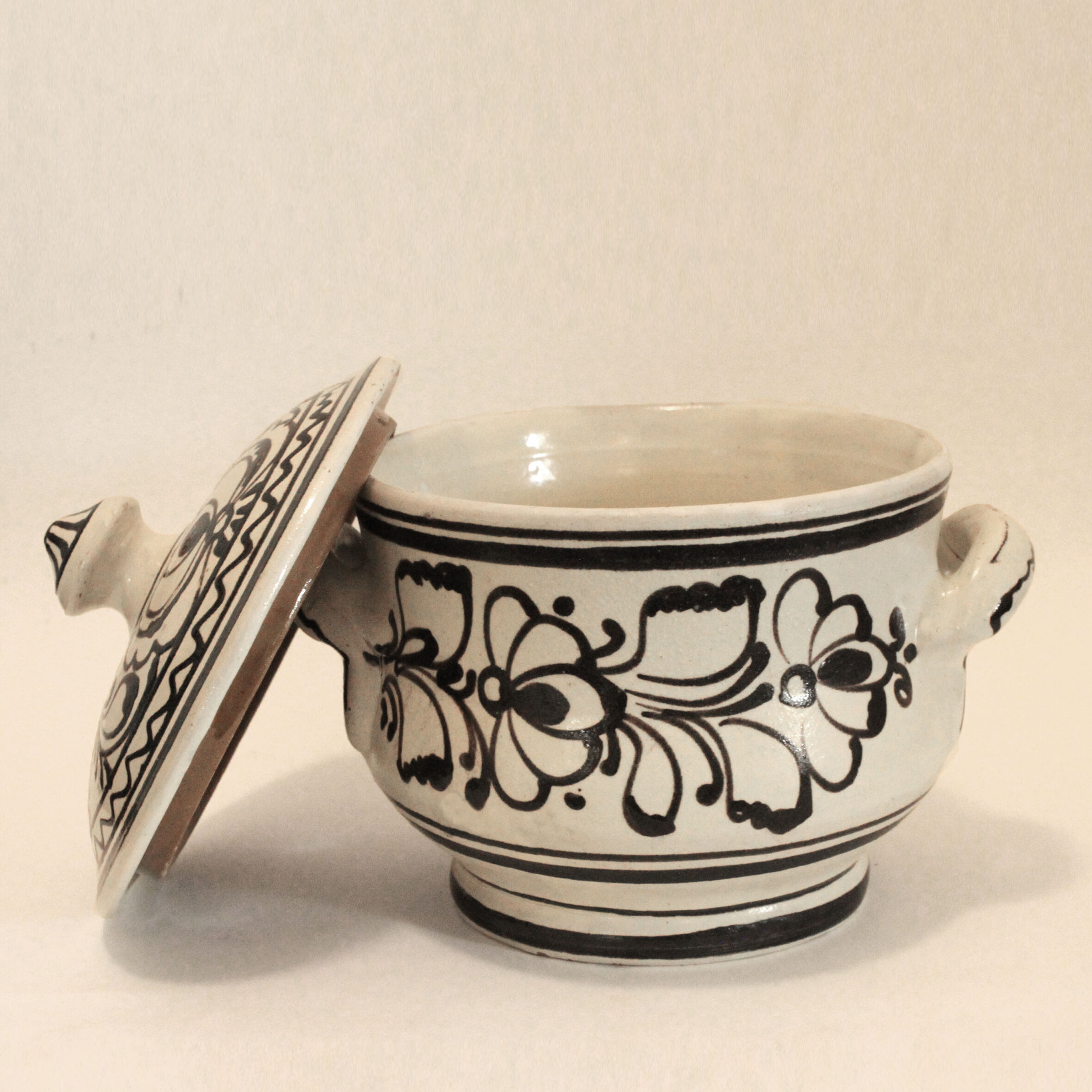 Artisanal pot Ilyés Vészti Mihaly (Romania) H19xØ17cm