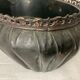 Planter cache pot napoleon III copper draped pleated brassware art 19 th