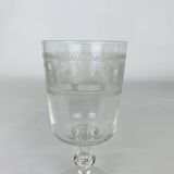 3 verres Baccarat modèle Chanel gravure 3458