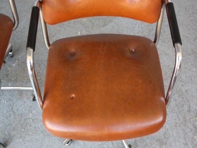 pair of armchairs vintage 1970 Tubulars