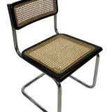 Vintage Cesca chair style b32 model in chrome and black