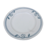 Sarreguemine white porcelain round dish