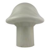 Mushroom table lamp by Peill and Putzler in striped glass, 1970.